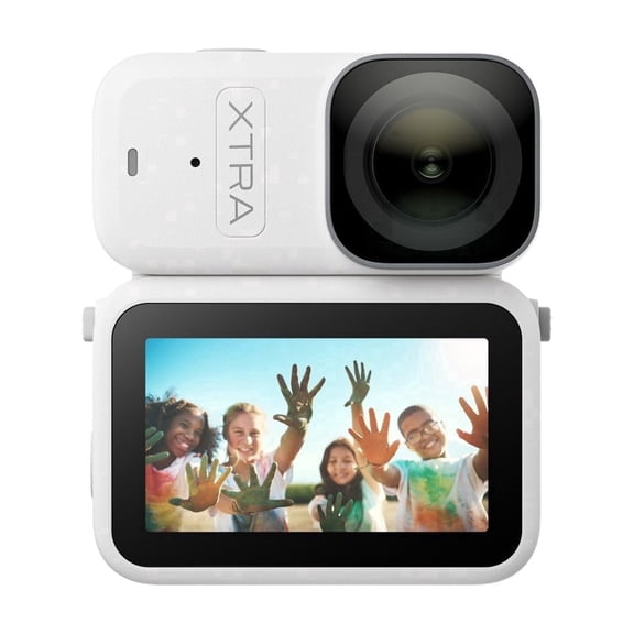 Xtra Atto Wearable 4K Action Camera,54g Hands-Free POV Vlog Body Cam with 220min Battery & 128GB Storage Waterproof for Video Recorder