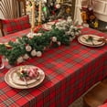 thumbnail image 3 of Mantel Softalker de Tela Cuadro Vichy Rojo Buffalo 152x213 cm, 3 of 7
