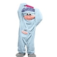 thumbnail image 3 of AHMOMEI Big Mouth Monster Frog Pajamas for Teens Onesies with Shoes and Comb Funny Cozy Hooded Plush Jumpsuit Funny Sleepwear & Party Pjs(Blue, 140), 3 of 9