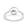 thumbnail image 3 of Mountain Open Circle Design Ring 925 Sterling Silver Size 6, 3 of 7