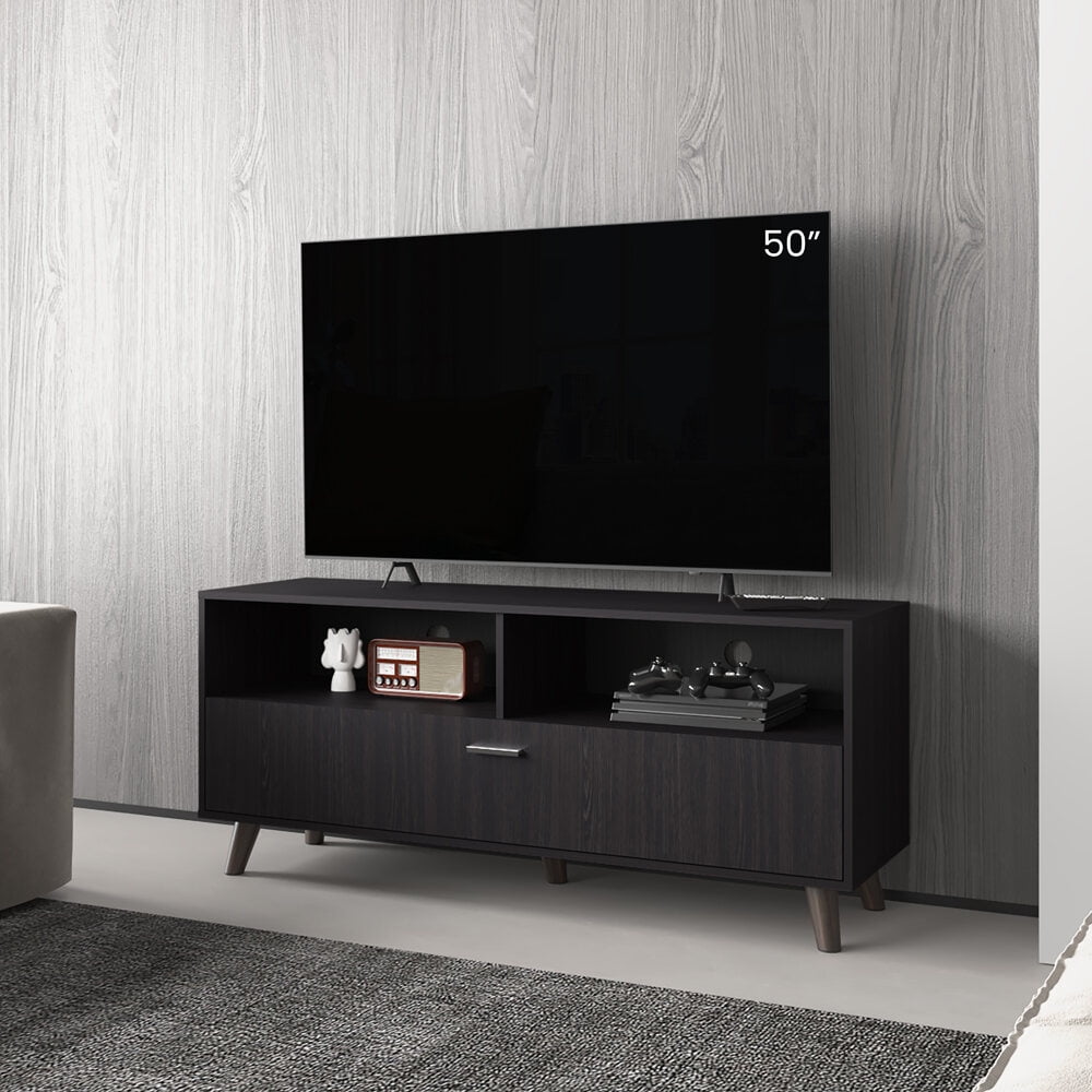 テレビ ブラック Bello AVSC-2126 Versatile Wood Trim Audio Video Furniture System