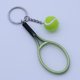 thumbnail image 2 of Mini raqueta de tenis llavero llavero lindo deporte encanto pelota de tenis llavero bolsa de coche colgante colgante llavero regalo (color aleatorio), 2 of 5