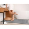 thumbnail image 3 of Softlife Bathroom Rug Soft Absorbent Microfiber Bathroom Rugs Washable Bath Mat,24"x70",Gray, 3 of 5