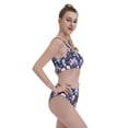 thumbnail image 6 of High Waisted Bikini Sets For Women, Cool Skull Flower Swimsuits Tummy Control, Two Pieces Bathing Suit, 6 of 8