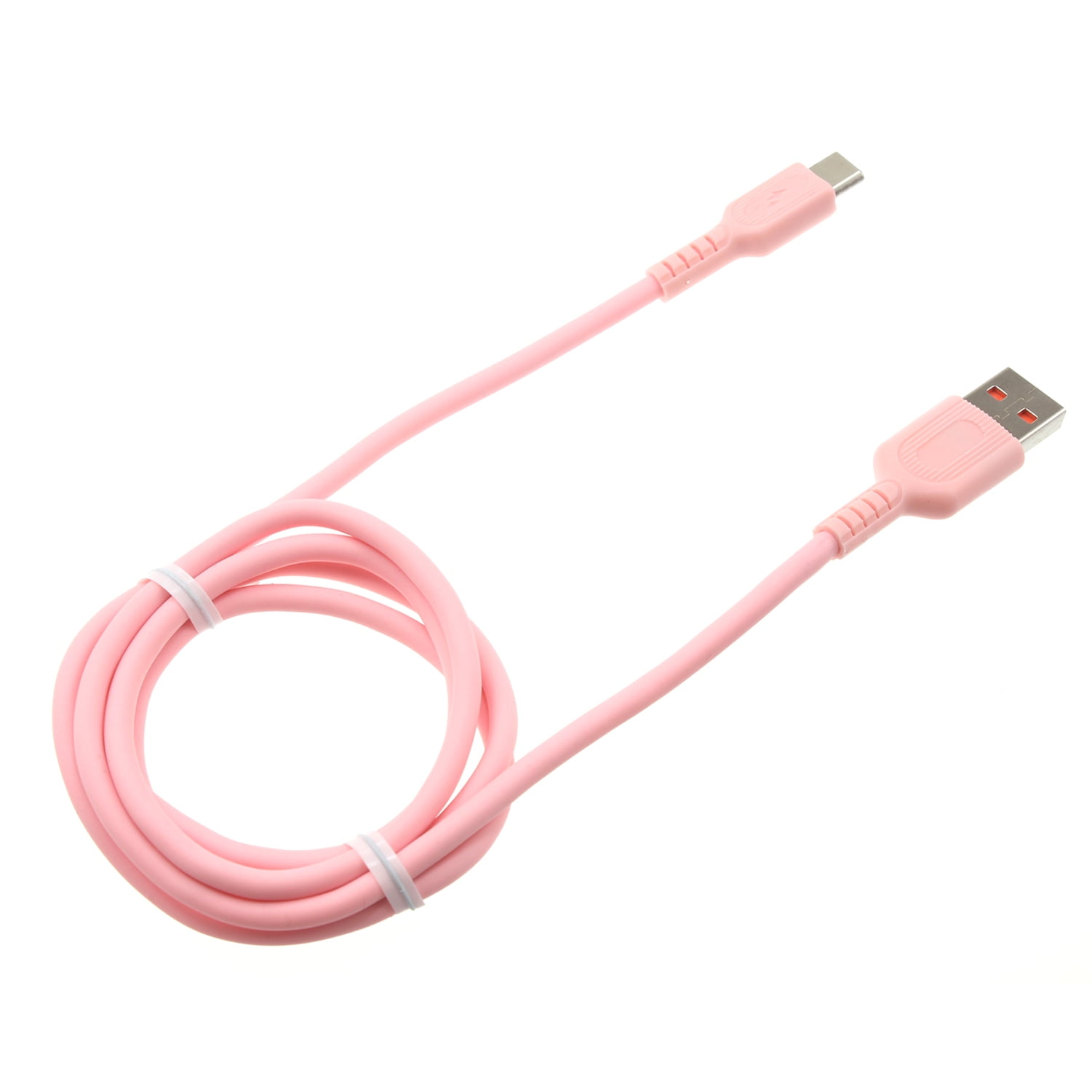 6FT USB-C CABLE PINK CHARGER CORD POWER WIRE TYPE-C FAST CHARGE for CELL PHONES 