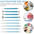 Pottery Tools Handmade Dotting Model Diy Clay Sculpting Set Stainless 