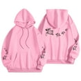 thumbnail image 4 of IWRICH Cute Sea Turtle Hoodies for Women Oversized Ocean Hoodie Graphic Sweatshirts Casual Pullover Tops Pink M, 4 of 4