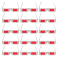 thumbnail image 1 of KAKOWELY 50 Pcs Lunettes pour Enfants Lunettes Rouges pour Films 3d à la Maison Cadeau de la Saint-Valentin Cadeaux de Fête Fournitures d'Anniversaire Récompenses de Classe, 5.91x"X5.12"X1.38 Pouces, 1 of 5