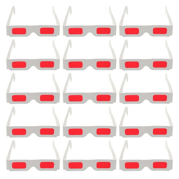 50 gafas 3D para películas en casa, gafas rojas, regalo del día de San Valentín para niños, divertidos recuerdos de fiesta de arcoíris, ideales para noches de cine y eventos especiales