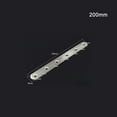 thumbnail image 3 of SENRISE Flat Straight Fixing Mending Corner Brace Bracket Stainless Steel Repair Plate Silver 200mm, 3 of 7