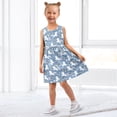 thumbnail image 7 of Girls Dress Raster Unicorns Stars Sleeveless Dress for Girls Hem A-Line Casual Sundress, 7 of 7