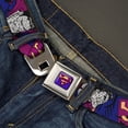 thumbnail image 2 of DC Comics Belt, Seatbelt Buckle Belt, Bizarro Action, 34 to 52 Inches, 2 of 9