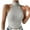 Gray-21, variant on Mittory Women Ribbed Sweater Tank Tops Knit Mock Neck Top Sleeveless Shirts Summer Casual Basic Vest Tanks
