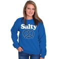 thumbnail image 3 of Salty Gourmet Pretzel Hungry Attitude Sweatshirt for Men or Women Brisco Brands X, 3 of 6