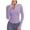 Gray Purple, variant on Womens Running Jacket Long Sleeve Cropped Workout Yoga Sport Tops Lightweight Athletic Zip Up Gym T-Shirt with Thumb Holes