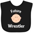 thumbnail image 3 of Inktastic Wrestling Future Wrestler Boys or Girls Baby Bib, 3 of 4