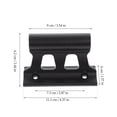 thumbnail image 2 of Raindrops Bike Fork Mount with Aluminum Alloy Material for Car Transport and Storage Black Suitable for Multiple Models 2.5in, 2 of 5