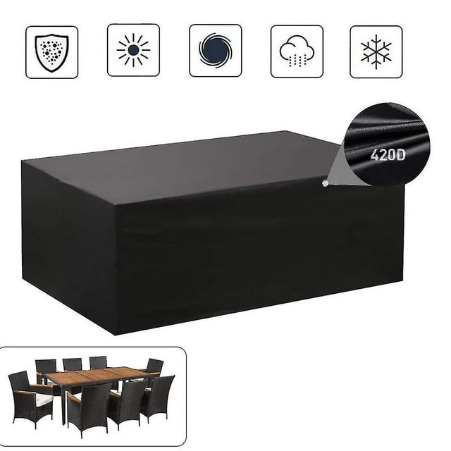 420d Ox Cloth Outdoor Furniture Covers Rain D - Anti-uv Ox Fa En Lawn Patio Furniture Covers