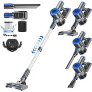 Pre-Owned HOTAWELI Cordless Vacuum Cleaner 6in1 Powerful Suction Stick Vacuum - Gray/Blue (Fair)