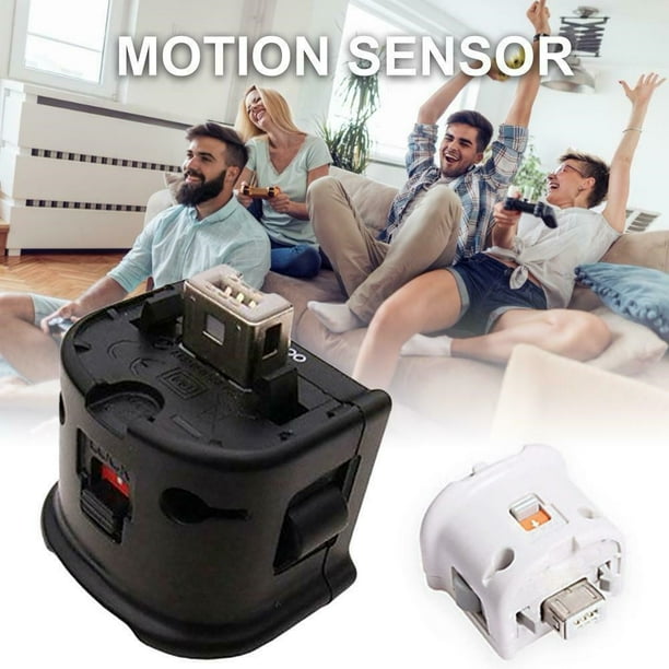 For Nintendo Wii Motion Plus Adapter Handle Sensor Remote Controller Accelerator Color white