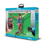 Bower Green Screen Fabric Backdrop for Streaming, Gaming, Broadcasting, and More.