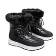 thumbnail image 1 of Zapatos para mujer, botas altas de exterior con aislamiento de terciopelo grueso, botas de nieve para mujer, zapatos casuales, zapatos altos, zapatos para correr, botas vaqueras., 1 of 5