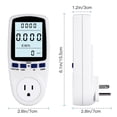 thumbnail image 4 of KW Hconsumoanalizadormedidormonitorenchufemedidoreléctricoenchufeselectricidadusomonitor,Monitor de uso de electricidad Energía Monitor de uso de electricidad Solución innovadora, 4 of 9