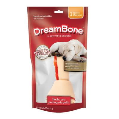 Premios para Perro DreamBone con Pollo y Vegetales Hueso Mediano 1 pza