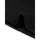 thumbnail image 5 of INSPIRE CHIC Camisón de Noche para Mujeres, Ropa de Dormir, Vestido de Lounge, Cuello en V, Manga Corta, Camisones M Negro, 5 of 6