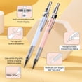 thumbnail image 4 of Sakura 2.0mm Metal Mechanical Pencil Painting with Black Lead Refills Sketching Writing For Students School Pen Art Stationery, 4 of 7