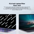 thumbnail image 4 of Laptop Screen Filter, Screen Protector Clear View Scratch  15.6 Inch  For Data Security For Public Places, 4 of 8