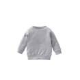 thumbnail image 2 of ZAXARRA Sweat-Shirt Unisexe pour Bébé Imprimé Lettre Manches Longues Col Rond Pull Ample, 2 of 9