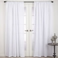 thumbnail image 4 of SARO C082.E54108 54 x 108 in. Nali Rod Pocket Semi Sheer Window Curtain Panel  Ecru, 4 of 5