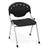 OFM 305-P0 Rico Stack Chair, Black