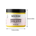 thumbnail image 4 of Fiudx Exfoliante Iluminador, Crema Exfoliante de Cúrcuma y Kójico, Textura de Helado Hidratante, Eliminación Suave de Piel Muerta, Rutina de Cuidado Corporal, Esencial para El Cuidado de La Piel Feme, 4 of 6