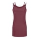 thumbnail image 5 of Vestido de Verano para las Mujeres, Color Sólido Tira sin Mangas Correas de Hombro Camisola Vestido Delgado, Longitud Midi, 5 of 9