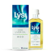 Lysi Icelandic Cod Liver Oil, 1100mg Omega-3s, 8.12 fl oz, Mint and Lemon