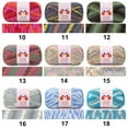 thumbnail image 3 of Scarf Sweater Hand-knitted Wool Rainbow Color DIY Crochet Wool Soft Cotton Yarn Milk Cotton 11, 3 of 8