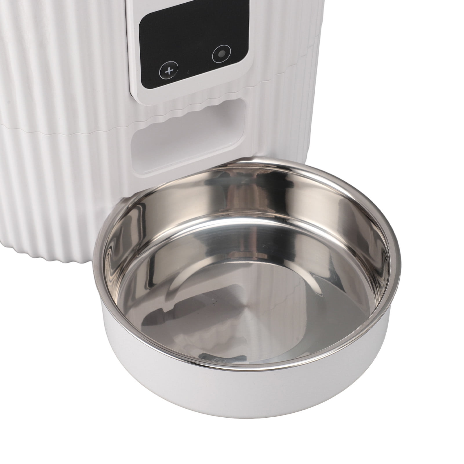 Yajisi 2.4GHz WiFi Smart Automatic Pet Feeder & Food Dispenser for Cats and Dogs, App Control, Up to 10 Meals Per Day, Stainless Steel Bowl, 11.4 inches / 29 cm