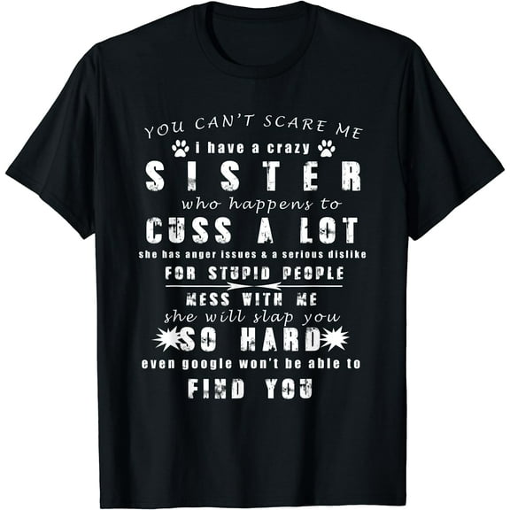 Funny Gift for Brother From Awesome Sister T-Shirt Birthday T-Shirt
