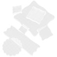thumbnail image 4 of 7 bloques de sellos acrílicos transparentes, herramientas de estampación con líneas de cuadrícula, 4 of 7