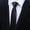 Black, variant on Xfvqtps Tie for Men Classic Neckties Solid Color Grid Pattern 3.15" for Formal Dress Business Blue