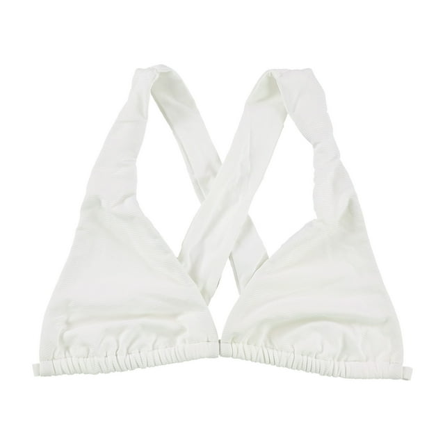 Tavik Haut de Maillot de Bain Dos Croisé pour Femmes, Blanc, Moyen