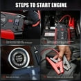 thumbnail image 3 of GPED Portable Car Jump Starter, 4000A Peak, 39800mAh Power Bank, 12V Auto Battery Booster, 8-in-1, 3 of 7
