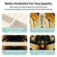 thumbnail image 3 of Bee Travel Portable Square Jewelry Box Organizer for Rings Earrings Necklaces Bracelets Girls Women, 3 of 6