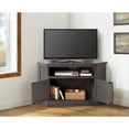 thumbnail image 3 of Bowery Hill Rustic Corner 50" Solid Wood TV Stand in Gray, 3 of 9