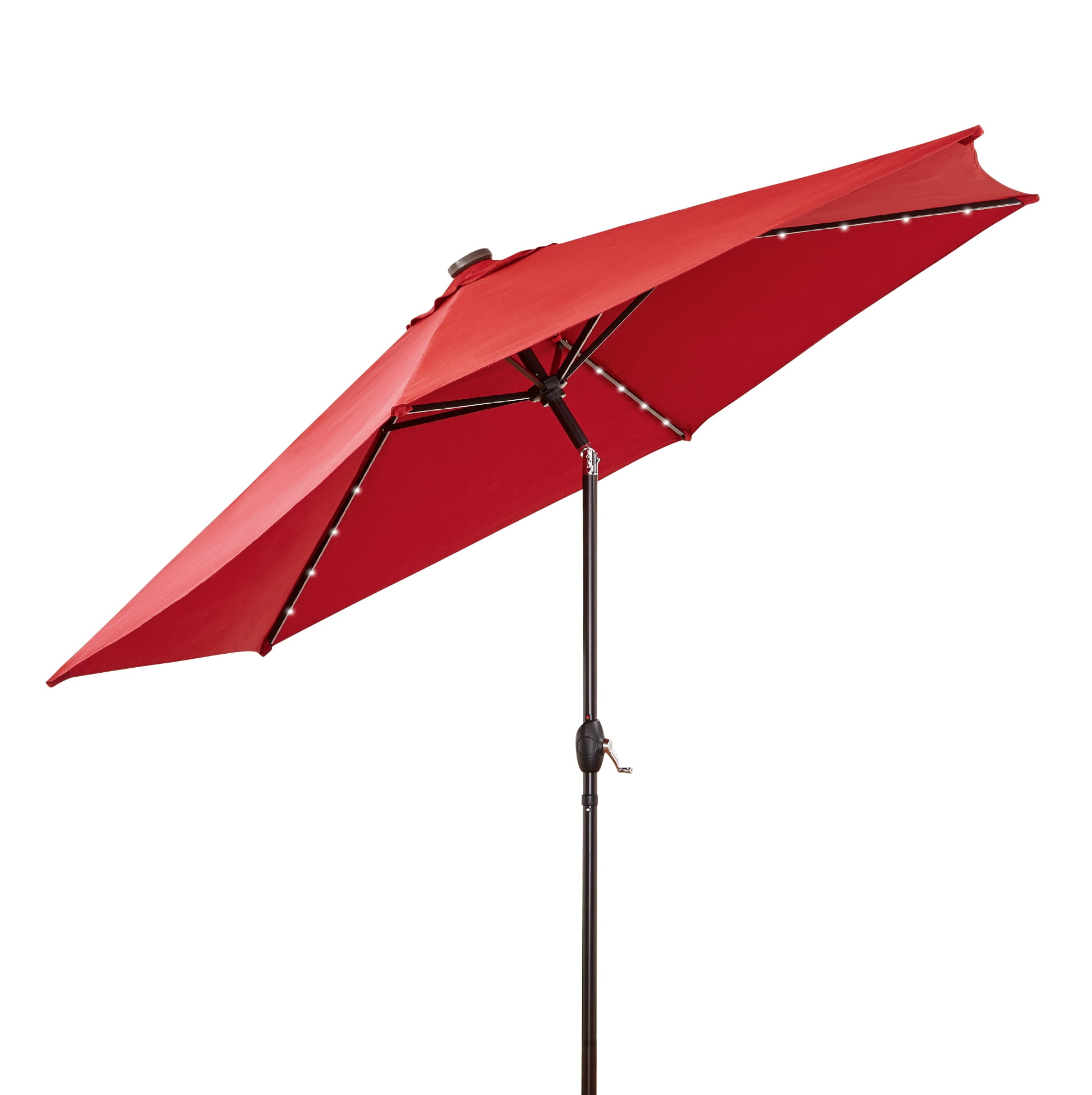 Better Homes and Gardens 10 ft. Solar Umbrella, Red Burgundy eBay