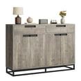 thumbnail image 1 of 55" Buffet Cabinet with 2 Drawers & 4 Doors - Large Kitchen Dining Room Storage Organizer, Freestanding Accent Furniture, 1 of 8
