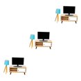 thumbnail image 3 of Vogacara Furnitures Set 1/12 Chair for Role Play Game Paly House Type1 NO1, 3 of 6