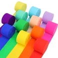 thumbnail image 1 of Serpentinas de papel crepé Oun Nana, 12 rollos, 12 colores, 25 m, 1 of 7